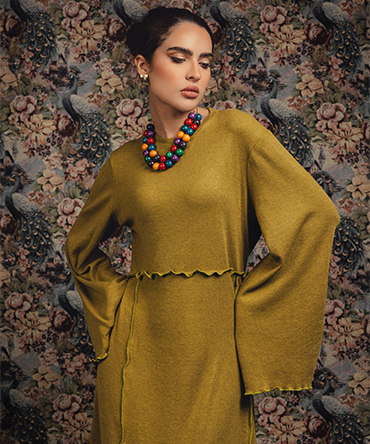 The Verde Belle Knit Dress